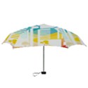 Silhouette Cityscape Building Icon Color City Mini Folding Umbrellas View3