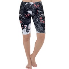 Sleeve Tattoo  Samurai Cropped Leggings  by Sudhe
