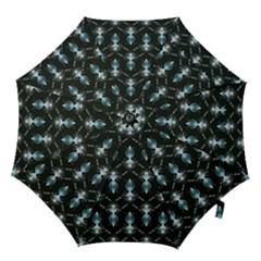 Seamless Pattern Background Black Hook Handle Umbrellas (large) by HermanTelo