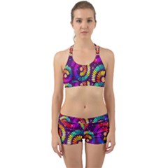 Abstract Background Spiral Colorful Back Web Gym Set by HermanTelo