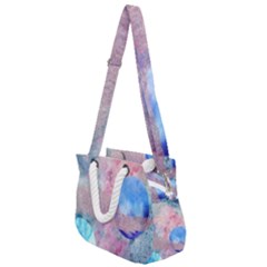 Abstract Clouds And Moon Rope Handles Shoulder Strap Bag by charliecreates