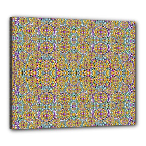 Pearls As Candy And Flowers Canvas 24  X 20  (stretched) by pepitasart