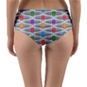 Seamless Pattern Background Abstract Circle Reversible Mid-Waist Bikini Bottoms View4