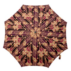 Seamless Pattern Plaid Hook Handle Umbrellas (large) by HermanTelo
