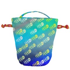 Animal Bee Drawstring Bucket Bag by HermanTelo