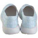 Footprints Pattern Paper Scrapbooking Blue Men s Lightweight Slip Ons View4