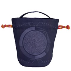 Technology Eye Drawstring Bucket Bag by HermanTelo