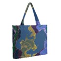 Map Geography World Zipper Medium Tote Bag View2