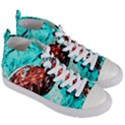 Tortoise Marine Animal Shell Sea Women s Mid-Top Canvas Sneakers View3