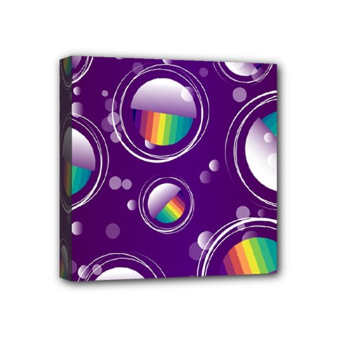 Non Seamless Pattern Background Mini Canvas 4  X 4  (stretched) by Pakrebo