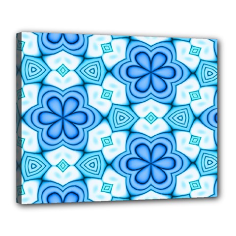 Pattern Abstract Wallpaper Canvas 20  X 16  (stretched) by HermanTelo