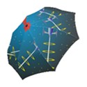 Rocket Spaceship Space Galaxy Folding Umbrellas View2