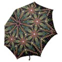 Star Mandala Pattern Design Doodle Hook Handle Umbrellas (Small) View2
