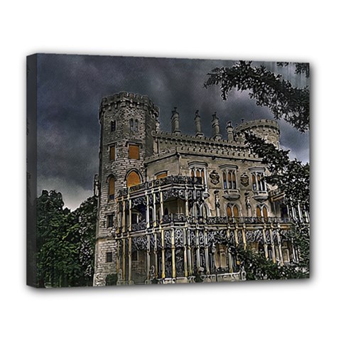 Castle Mansion Architecture House Canvas 14  X 11  (stretched) by Pakrebo