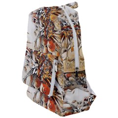 Collage Art The Statue Of Shell Travelers  Backpack by Pakrebo