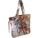 Collage Art The Statue Of Shell Drawstring Tote Bag View2
