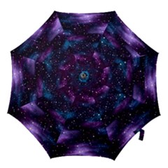 Background Space Planet Explosion Hook Handle Umbrellas (medium) by Nexatart