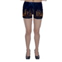 Architecture Buildings City Skinny Shorts View1
