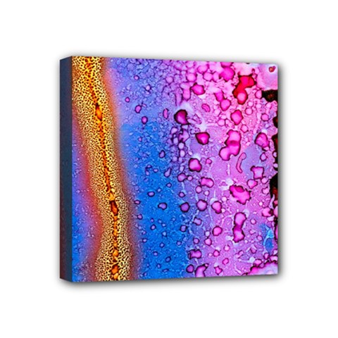 Art Abstract Background Color Mini Canvas 4  X 4  (stretched) by Pakrebo