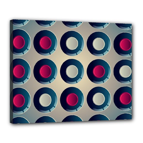 Background Colorful Abstract Canvas 20  X 16  (stretched) by HermanTelo