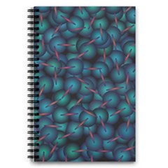 Background Abstract Textile Design 5 5  X 8 5  Notebook by HermanTelo