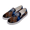 Landscape Woman Magic Evening Women s Canvas Slip Ons View2