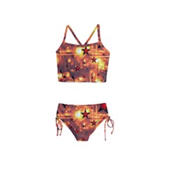 Star Radio Light Effects Magic Girls  Tankini Swimsuit by HermanTelo