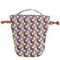 Abstract Geometric Drawstring Bucket Bag View1