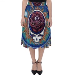 Grateful Dead Ahead Of Their Time Classic Midi Skirt by Sapixe