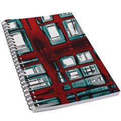 Abstract Color Background Form 5 5  X 8 5  Notebook by HermanTelo