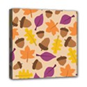 Acorn Leaves Pattern Mini Canvas 8  x 8  (Stretched) View1