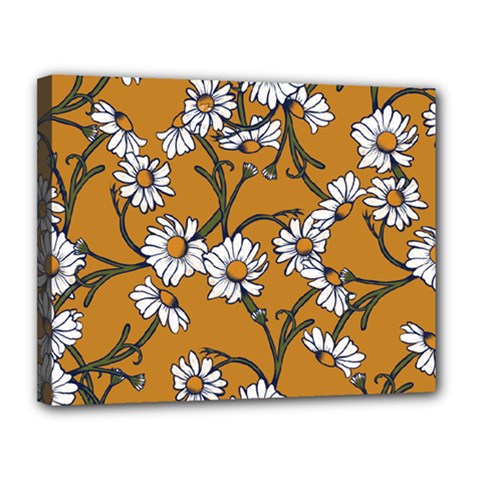 Daisy Canvas 14  X 11  (stretched) by BubbSnugg