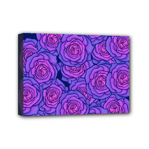 Roses Mini Canvas 7  X 5  (stretched) by BubbSnugg