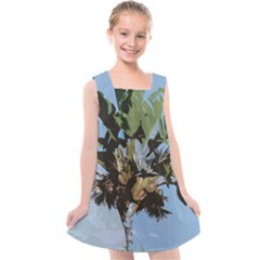 Palm Tree Kids  Cross Back Dress by snowwhitegirl