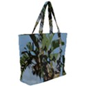 Palm Tree Zip Up Canvas Bag View2
