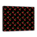 Retro Black Cherries Canvas 16  x 12  (Stretched) View1