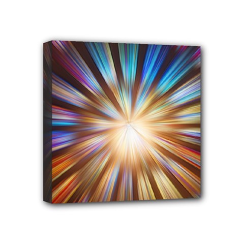 Background Spiral Abstract Mini Canvas 4  X 4  (stretched) by HermanTelo