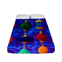 Background Stones Jewels Fitted Sheet (full/ Double Size) by HermanTelo