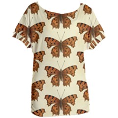 Butterflies Insects Pattern Women s Oversized Tee by HermanTelo
