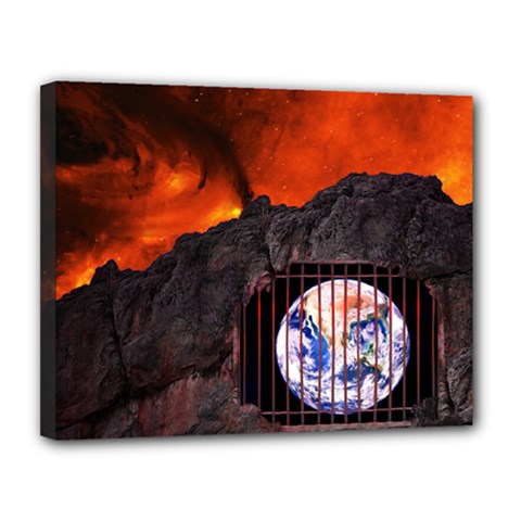 Earth Day Canvas 14  X 11  (stretched) by HermanTelo