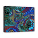Fractal Abstract Line Wave Canvas 10  x 8  (Stretched) View1