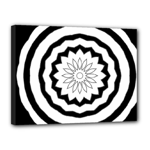 Mandala Canvas 16  X 12  (stretched) by HermanTelo