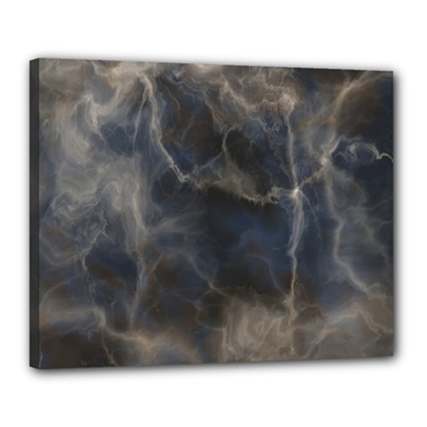 Marble Surface Texture Stone Canvas 20  X 16  (stretched) by HermanTelo