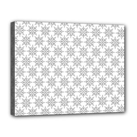 Ornamental Star Mandala Canvas 14  X 11  (stretched) by HermanTelo
