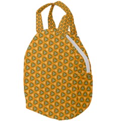 Pattern Halloween Pumpkin Color Leaf Travel Backpacks by HermanTelo