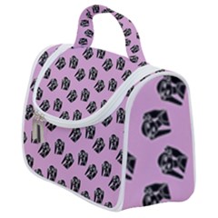 Girl Face Lilac Satchel Handbag by snowwhitegirl