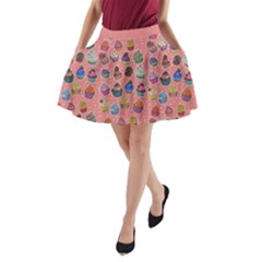 Cupcake A-line Pocket Skirt by 100rainbowdresses