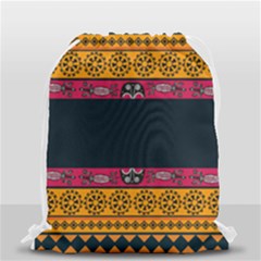 Pattern Ornaments Africa Safari Drawstring Bag (small) by HermanTelo
