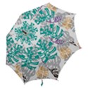 Pattern Leaves Rainbow Hook Handle Umbrellas (Medium) View2
