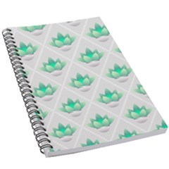 Plant Pattern Green Leaf Flora 5 5  X 8 5  Notebook by HermanTelo